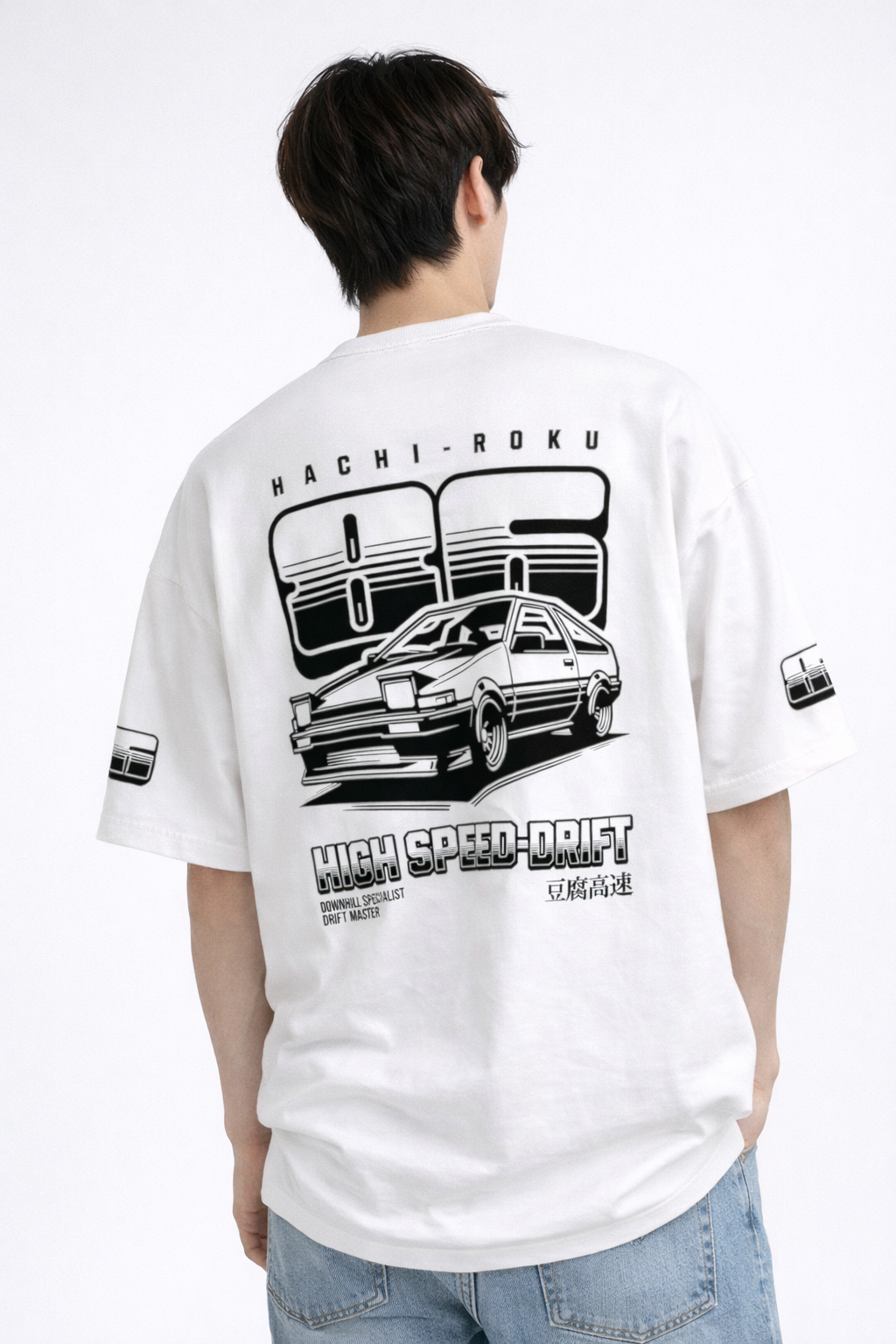 Midnight Drift Oversized Cotton Tee