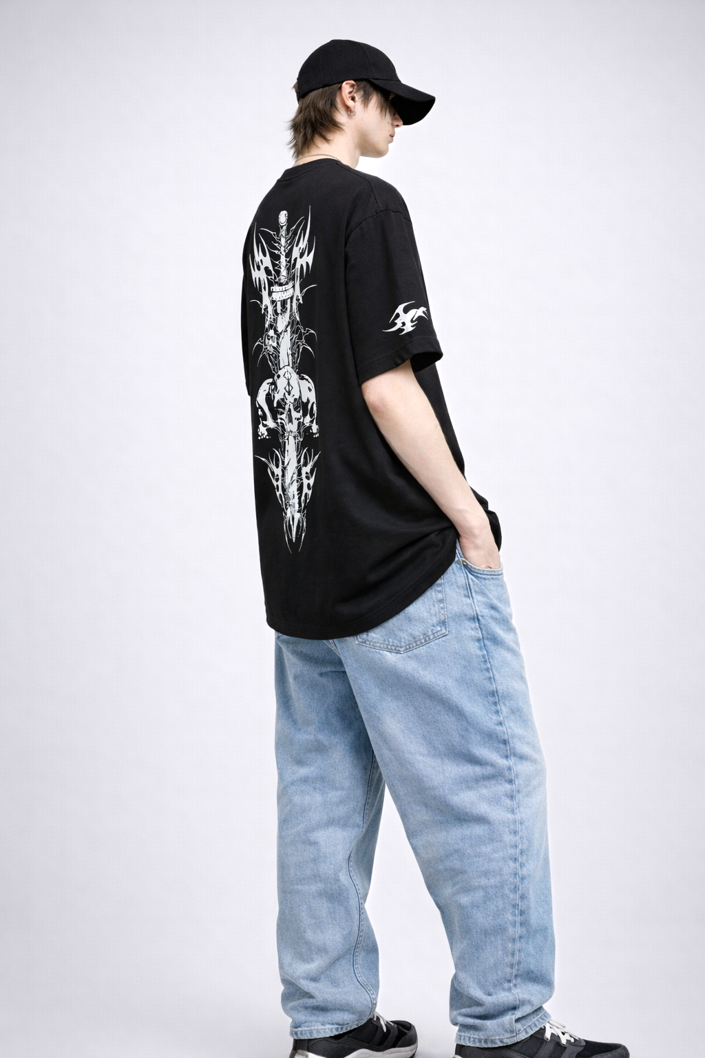 Shadowblade Oversized Cotton Tee