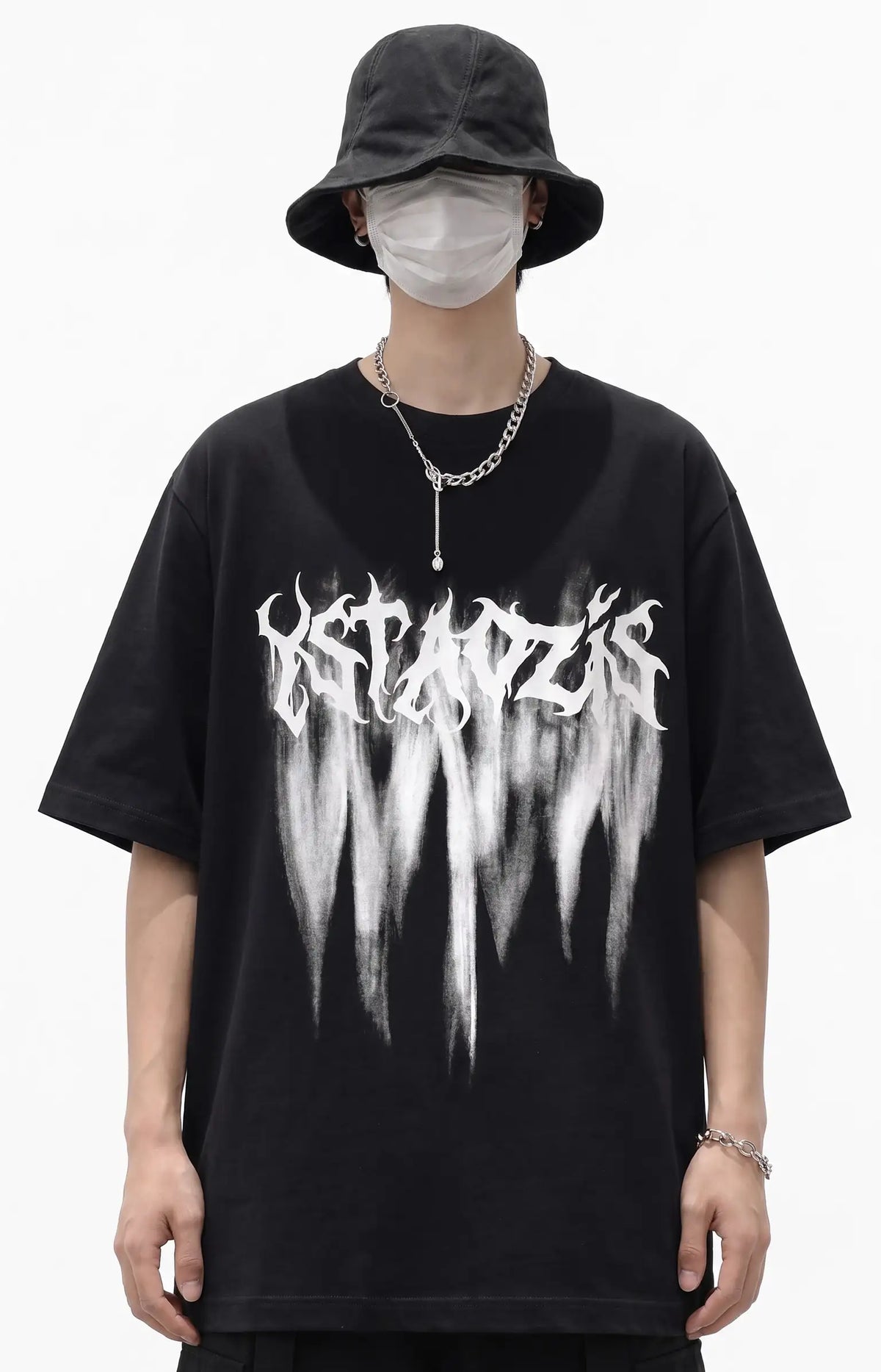 MADEEXTREME – Extinction cotton White Oversized Tee
