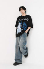 Eclipse Noise cotton Oversized Tee