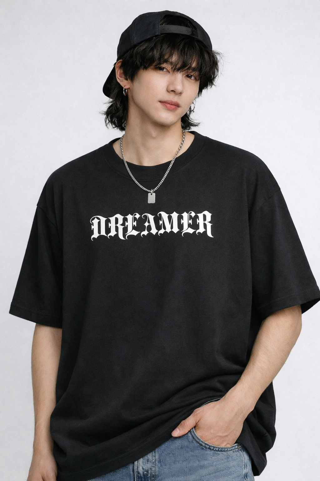Dreamer Wings Oversized cotton Tee