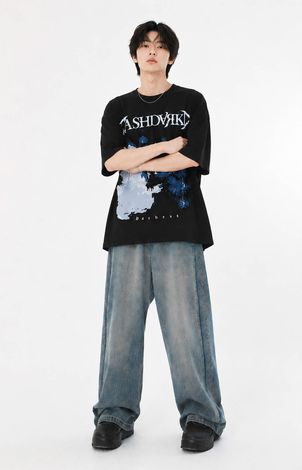 Eclipse Noise cotton Oversized Tee