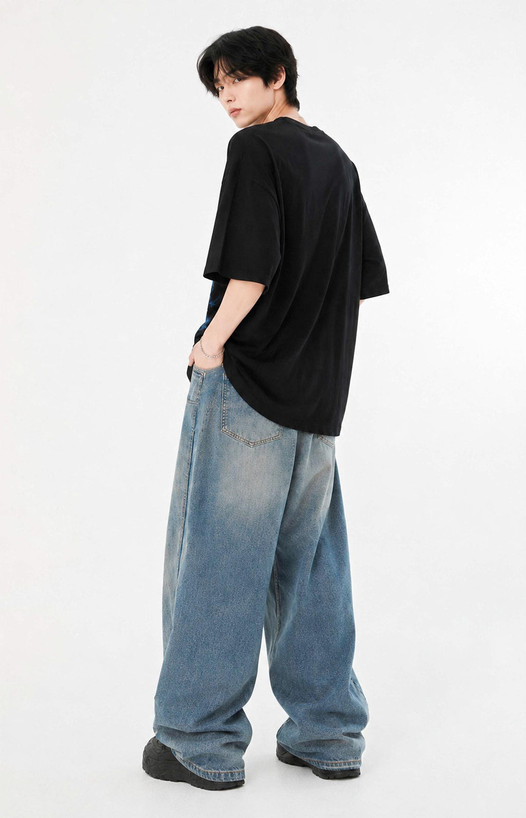 Eclipse Noise cotton Oversized Tee