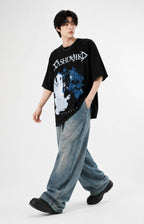 Eclipse Noise cotton Oversized Tee