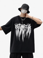 MADEEXTREME – Extinction cotton White Oversized Tee